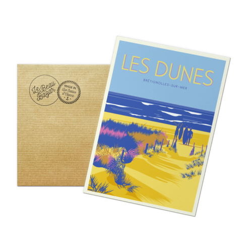 Carte postale BRETIGNOLLES-SUR-MER dunes beau bazar