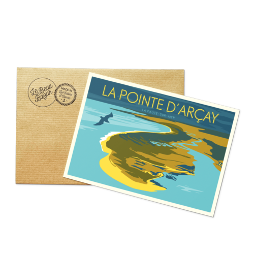 Carte postale LA FAUTE-SUR-MER Pointe Arçay beau bazar