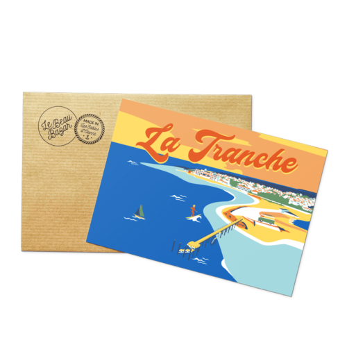 Carte postale LA TRANCHE-SUR-MER vintage beau bazar