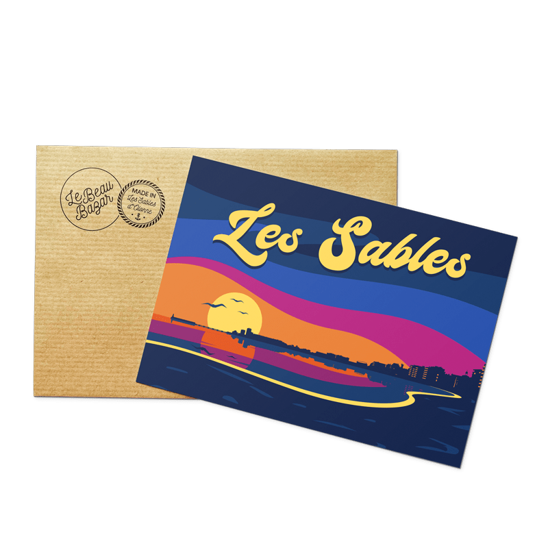 Carte postale LES SABLES D'OLONNE baie beau bazar