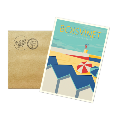 Carte postale SAINT-GILLES-CROIX-DE-VIE boisvinet beau bazar