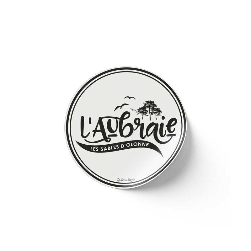 Sticker Aubraie Sables d'Olonne beau bazar