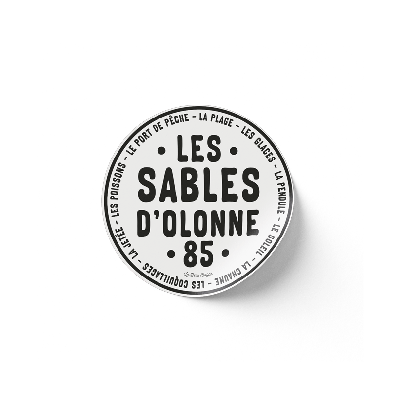 Sticker Les Sables d'Olonne 85 beau bazar