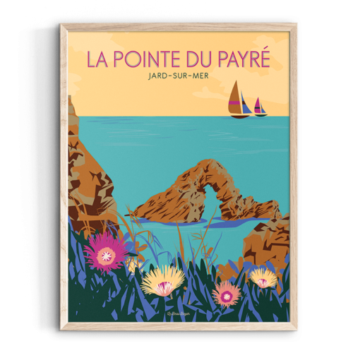 Affiche JARD-SUR-MER Pointe Payré beau bazar