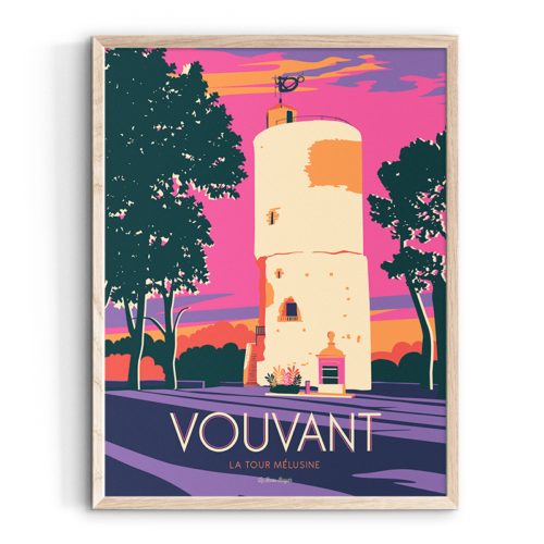 Affiche Vouvant Tour Mélusine Le Beau Bazar