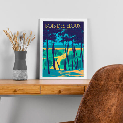 Affiche NOIRMOUTIER Bois des Eloux beau bazar