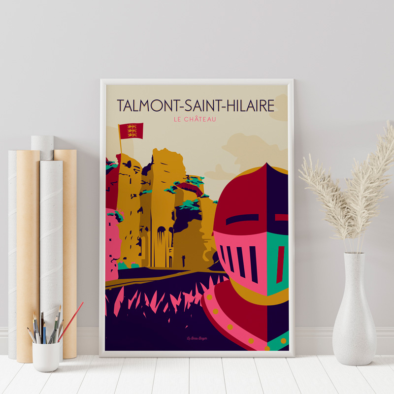 Affiche TALMONT-SAINT-HILAIRE Le Château beau bazar