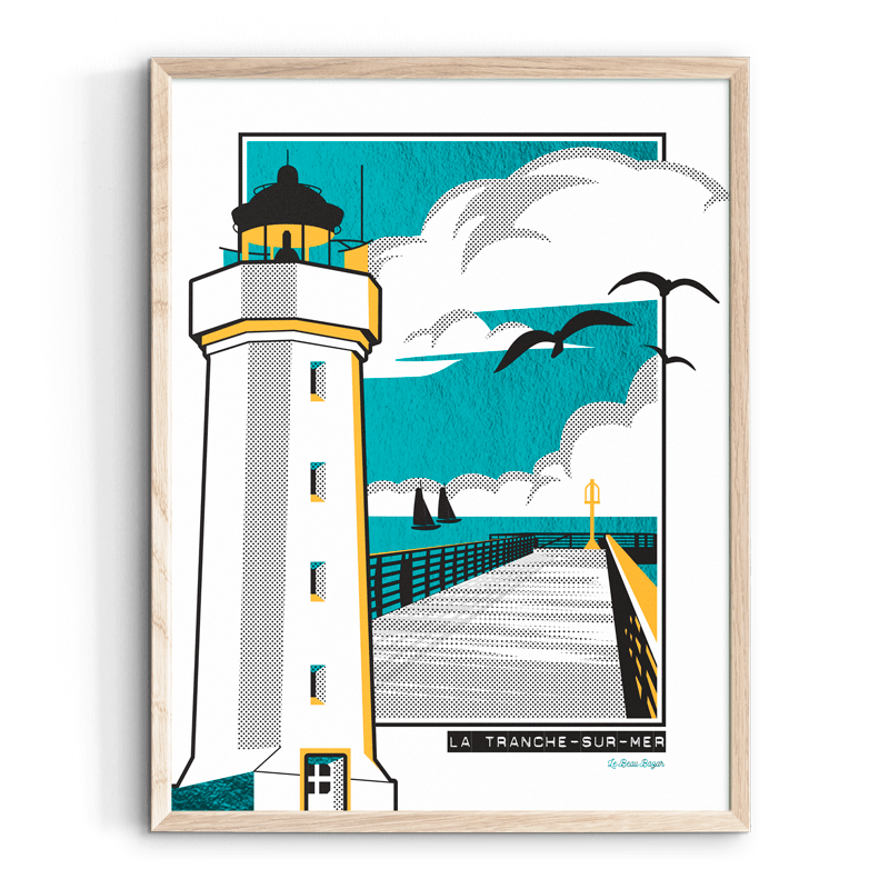 Affiche LA TRANCHESURMER Effet métalisé Le Beau Bazar