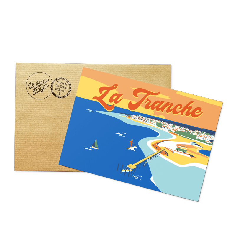Carte postale LA TRANCHE-SUR-MER vintage beau bazar