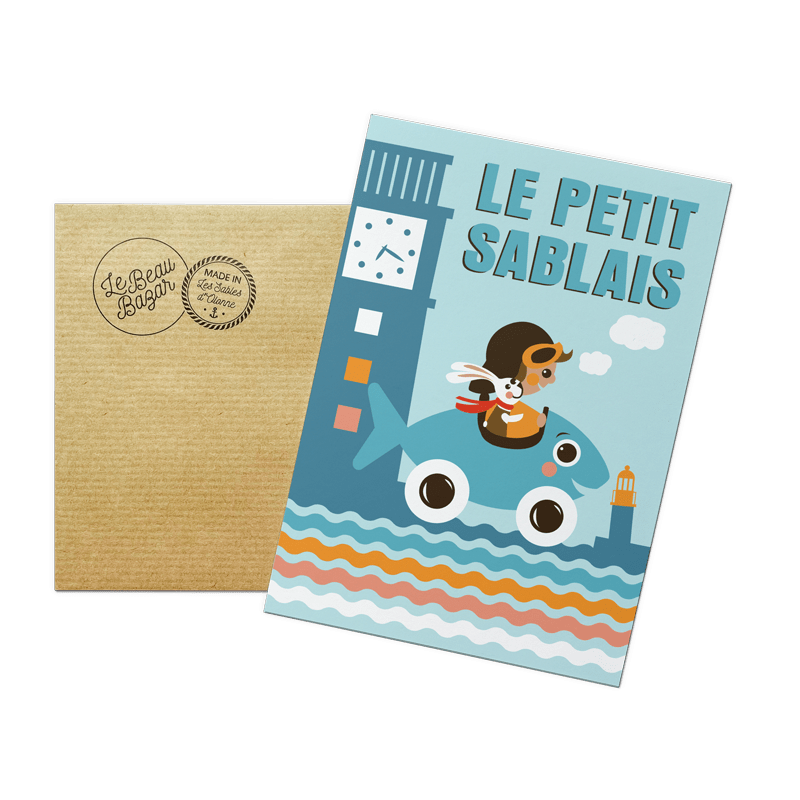 Carte postale LES SABLES D'OLONNE petit sablais beau bazar