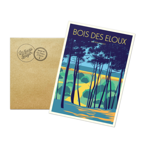 Carte postale NOIRMOUTIER bois eloux beau bazar