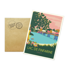 Carte postale POIROUX Lac de Finfarine