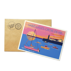 Carte postale SAINT-GILLES-CROIX-DE-VIE La Baie de l’Adon