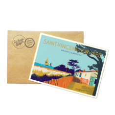 Carte postale SAINT-VINCENT-SUR-JARD Maison Clemenceau