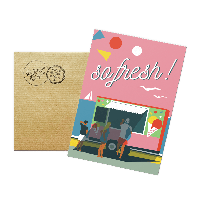 Carte postale So Fresh beau bazar