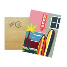 Carte postale Surf