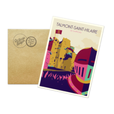 Carte postale TALMONT-SAINT-HILAIRE Château de Talmont