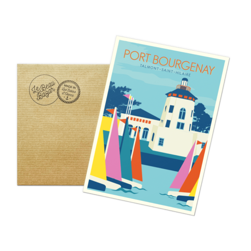 Carte postale TALMONT-SAINT-HILAIRE Port Bourgenay beau bazar
