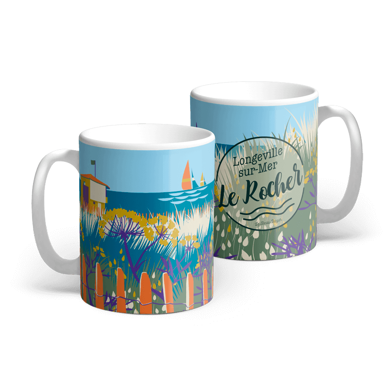 Mug LONGEVILLE-SUR-MER Rocher tasse beau bazar