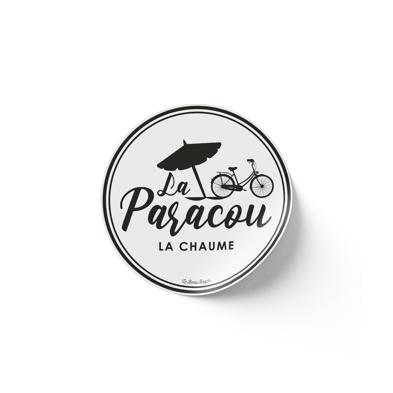 Sticker Paracou Chaume Sables d'Olonne beau bazar