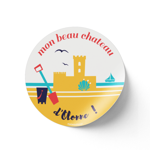 Sticker Mon château d'Olonne beau bazar