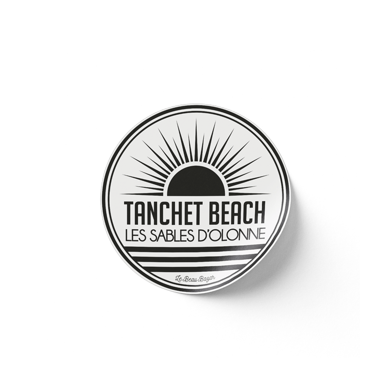 Sticker Tanchet Beach Sables d'Olonne beau bazar