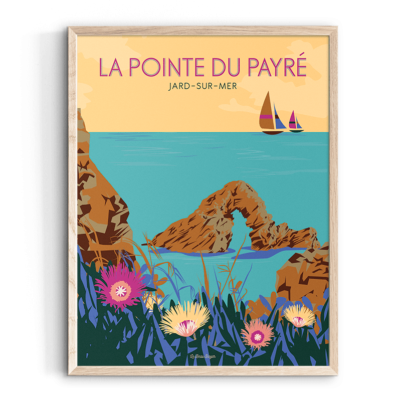 Affiche JARD-SUR-MER Pointe Payré beau bazar