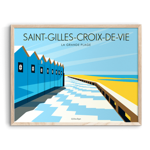 Affiche SAINT-GILLES-CROIX-DE-VIE remblai beau bazar