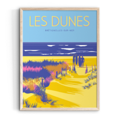 Affiche BRETIGNOLLES-SUR-MER Les Dunes