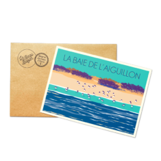 Carte postale L’AIGUILLON-SUR-MER La baie