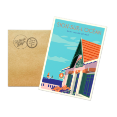 Carte postale SAINT-HILAIRE-DE-RIEZ Café de la plage