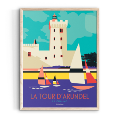 Affiche LES SABLES D’OLONNE La Tour d’Arundel
