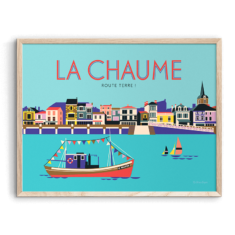 Affiche LES SABLES D’OLONNE Route terre ! – La Chaume