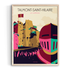 Affiche TALMONT-SAINT-HILAIRE Le Château