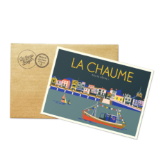 Carte postale LES SABLES D’OLONNE La Chaume Route pêche !