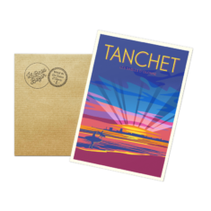 Carte postale LES SABLES D’OLONNE Tanchet sunset