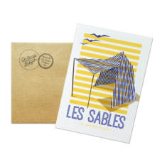 Carte postale LES SABLES D’OLONNE Tente Grand plage