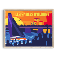 Affiche LES SABLES D’OLONNE Course en solitaire