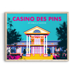 Affiche LES SABLES D’OLONNE Casino des Pins