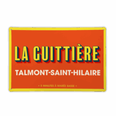 Plaque métal TALMONT-SAINT-HILAIRE La Guittière