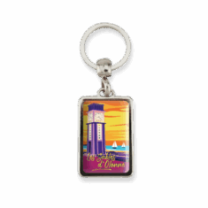 Porte clés LES SABLES D&rsquo;OLONNE Pendule sunset