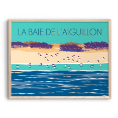 Affiche L’AIGUILLON-SUR-MER La baie