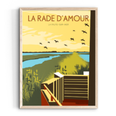 Affiche LA FAUTE-SUR-MER La Rade d’Amour