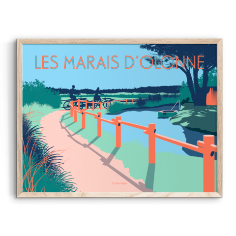 Affiche LES SABLES D'OLONNE Balade dans les marais d'Olonne