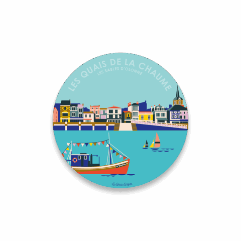 Dessous de verre – Quais de la Chaume