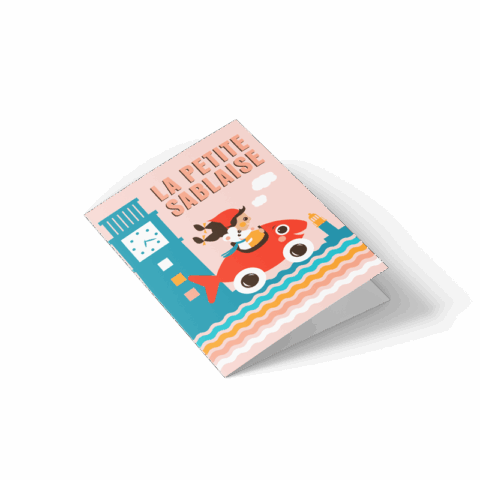 Carte double “La Petite Sablaise” – Les Sables d’Olonne