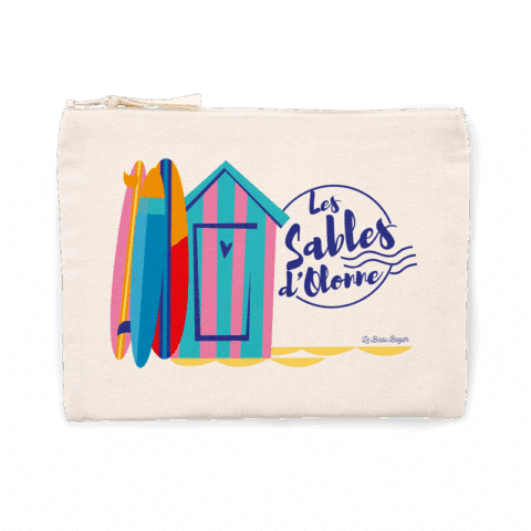 Pochette Cabine surf Les Sables d'Olonne