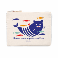 Pochette Heureux comme un poisson dans l’eau