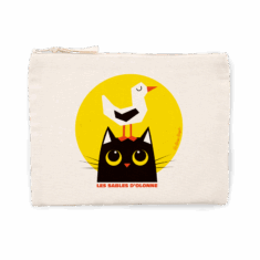 Pochette Chat mouette LES SABLES D’OLONNE
