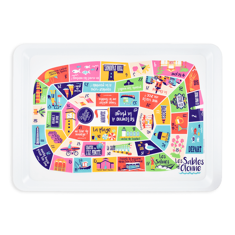 Plateau Jeu de l'oie LES SABLES D'OLONNE